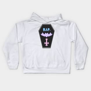 Kawaii Bat (pastel goth) Kids Hoodie